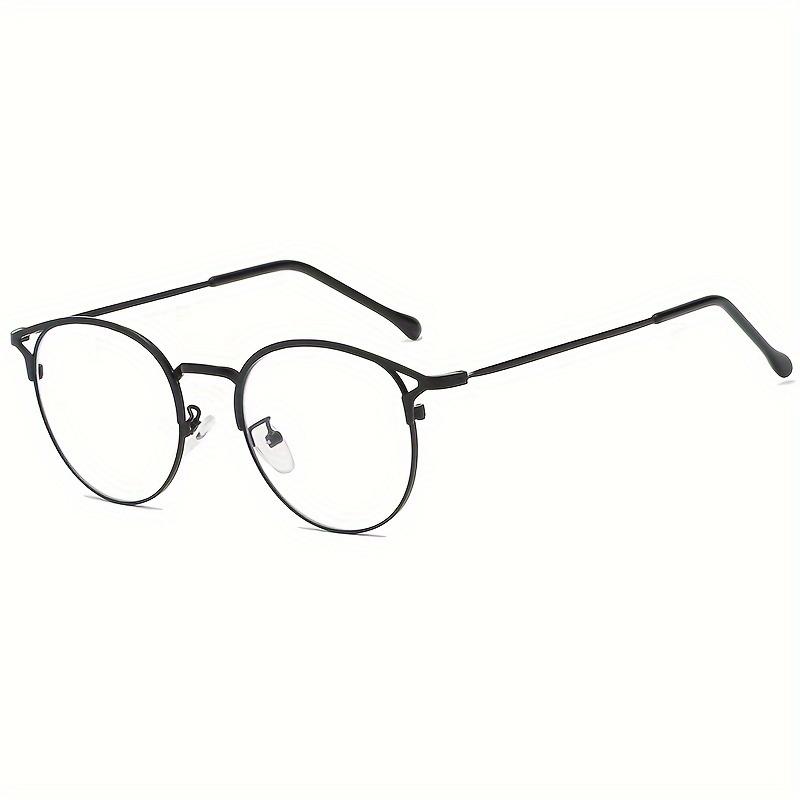 

1Pcs New Style Retro Metal Glasses Frames For Men And Women Fashionable Glasses Lenses Anti-Blue Light Automatic Color Change