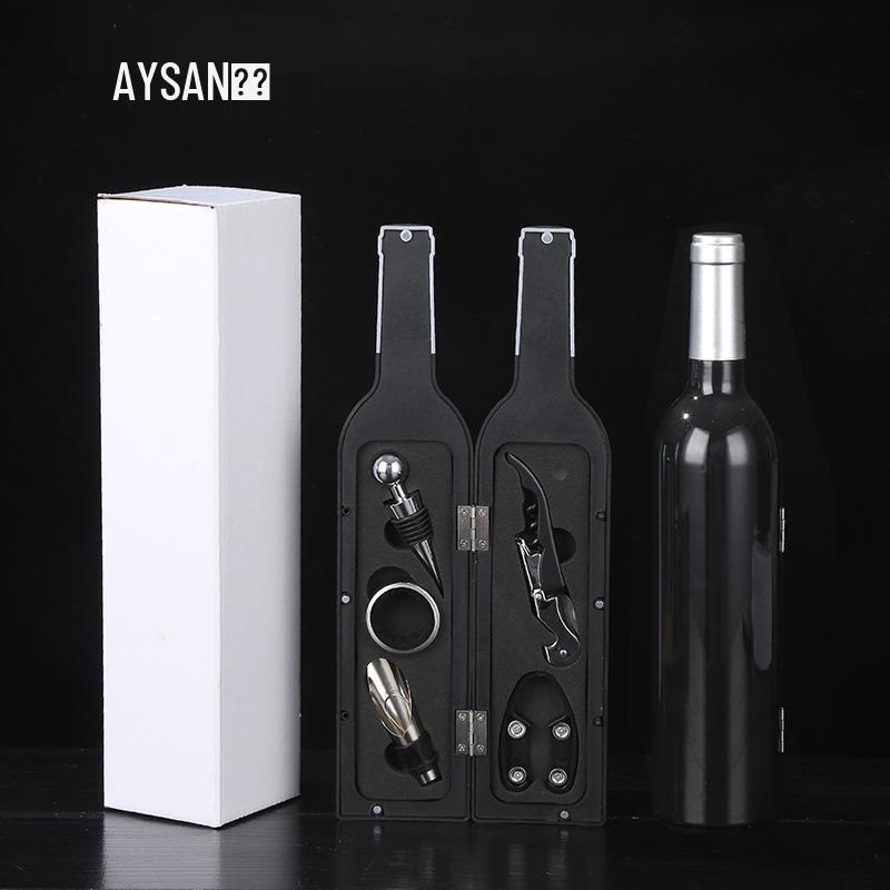 5-Piece Stainless Steel Red Wine Opener Set with Gift Box