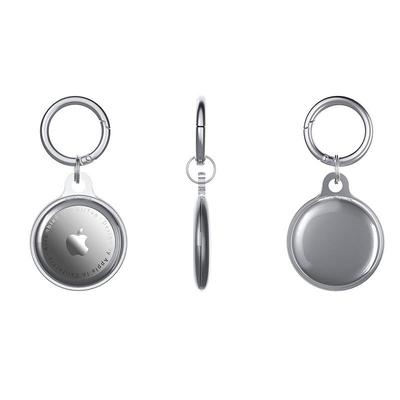 Apple AirTag Transparente Schutzhülle – Anti-Verlust Weicher Schlüsselanhängerhalter