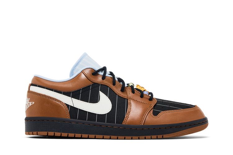 Men's Sneakers Nike Jordan 1 Low SE Black Sail Light British Tan Black/Sail/Black/Light British Tan