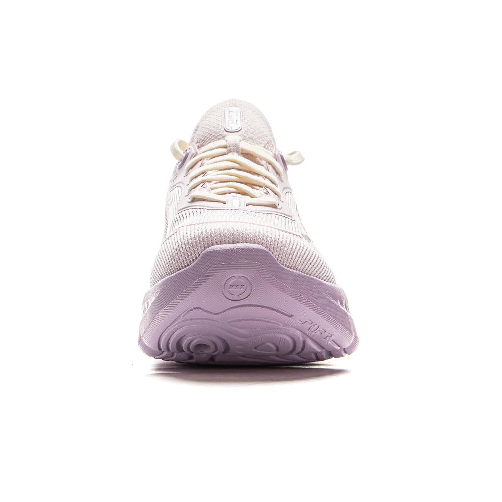 Li Ning Soft Cool 2 Comfortable Thick Sole Increase Height Breathable Lightweight Low Top Casual Shoes Women sneaker Light-Purple Pink AGLV010-9