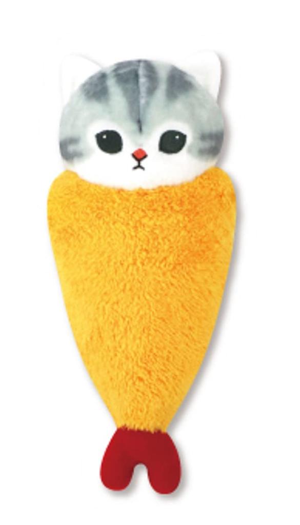 Swaddle Cat Big Plush Toy Mofusand Shark Cat Shrimp Cat Shrimp 30cm Approx.