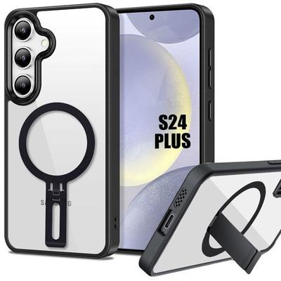 Protective Case - BOOLING - for Samsung Galaxy S24+ / S24 Plus - Shockproof - Magnetic Stand - Black