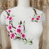2pcs Exquisite Clothing Applique Elegant Clothes Patches DIY Flower Embroidered Patches  Sewing