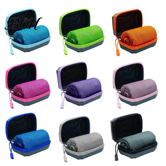 Cooling Towel for Sports Towels, 30x80cm Instant Microfibre Quick Drying Ice Gym Fitness with Storage Case Yoga Golf Refreshing Hot Weather
