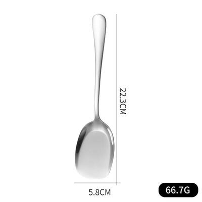 Wutuo Großes Servierlöffel-Set aus Edelstahl