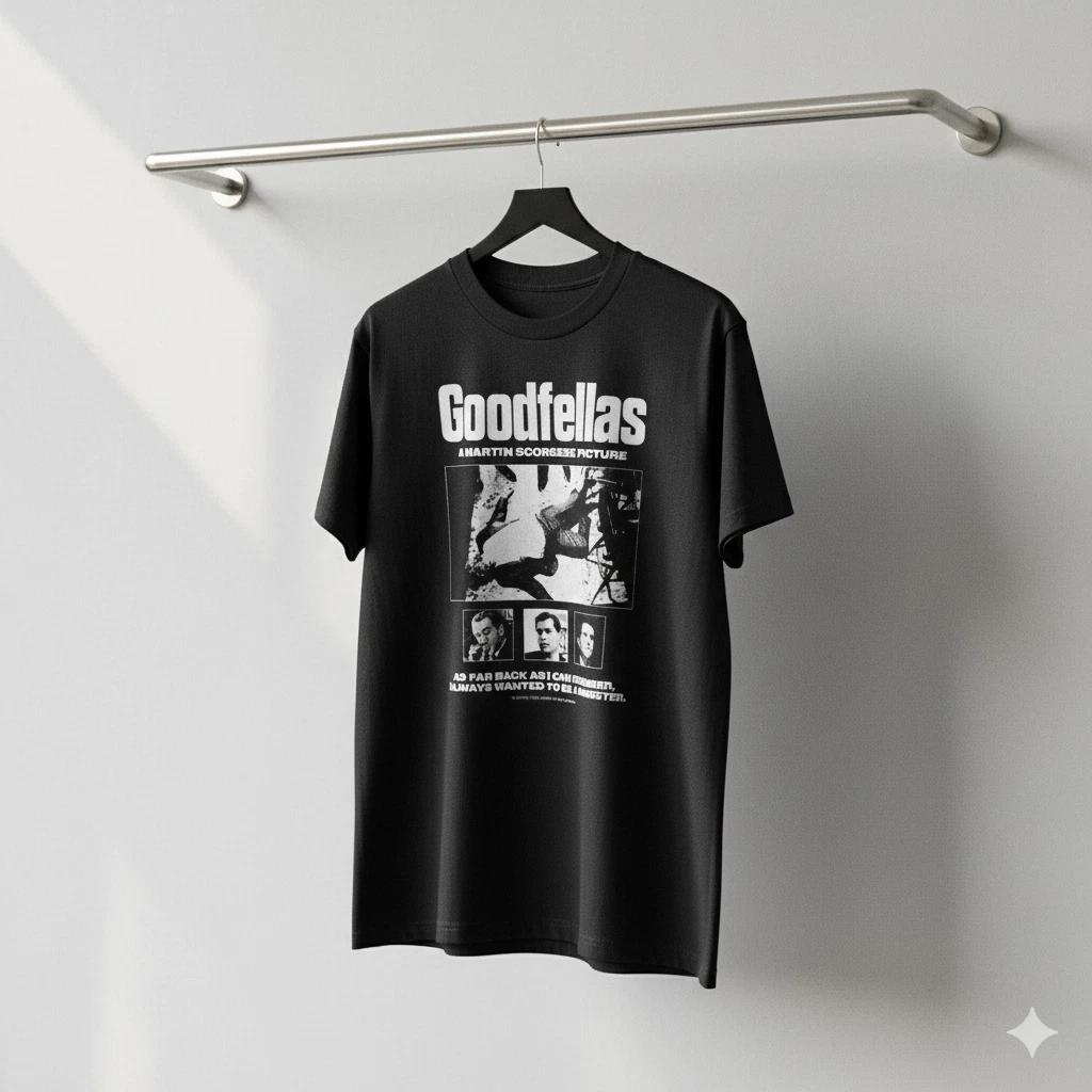 Goodfellas Movie Graphic Unisex T-Shirt Martin Scorsese Film Tee - S255 3XL