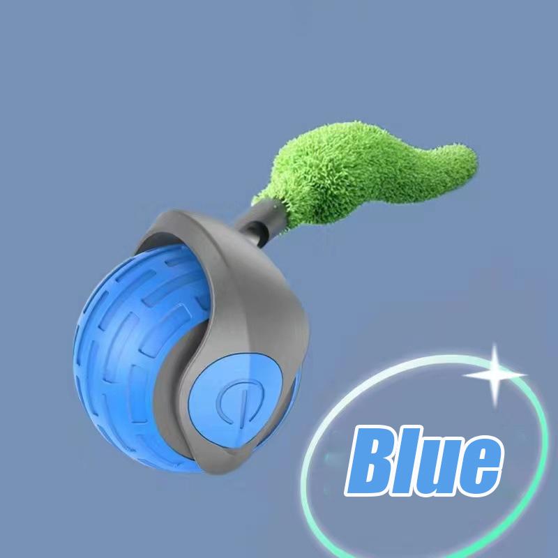 Smart Interactive Cat Toys Ball Auto Electric Rolling Ball Toys for Cat Kitty Pet Automatic Training USB Rechargeable Cat Toy