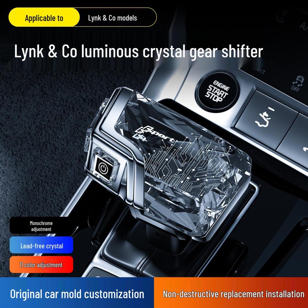 Lynk & Co Yacht Style Gear Shift Knob for 01/02/03/05/09 Models - Interior Car Modification
