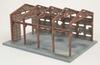 TOMYTEC GeoColle Combat Series DCM01 Destroyed Factory Plastic Model Kit 311881 1/144 Pre-painted