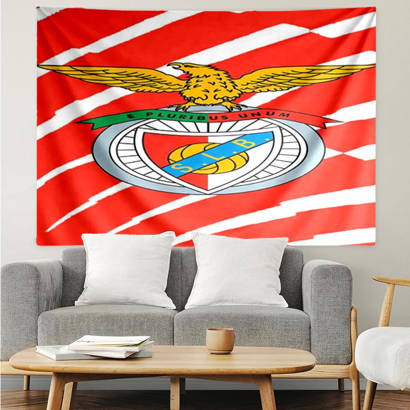 Ben Football Crest Printed Printed Tapestry, for Bedroom,Livingroom, dormitory, Large Wall Decor, Fabric Decor Fan Birthday Gifts