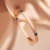 High-End Women's Stainless Steel Bracelet - Non-Fading, Titanium Steel, Elegant Buckle Jewelry