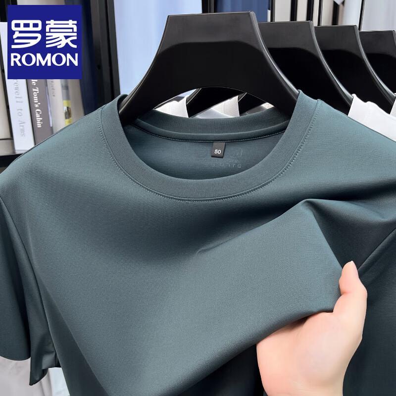 ROMON Men's Round Neck Short Sleeve Cooling T-Shirt
