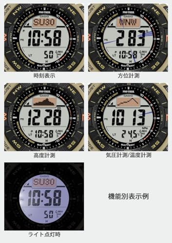 Casio PRG-340 Pro Trek Climber Line Armbanduhr, So