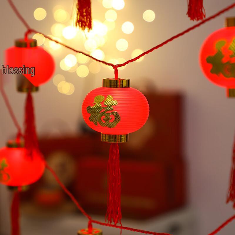 

OEING 40-Light Round Lantern String Lights