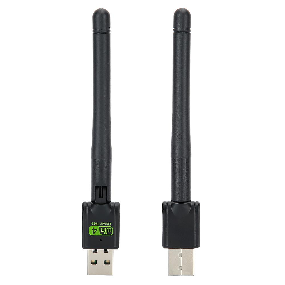 Drive Free USB2.0 WiFi Wireless Adapter Network Card Antenna Wi Fi Receiver 150Mbps
