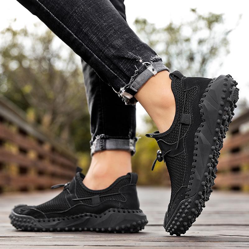 Summer Men Breather Mesh Casual Shoes Men Loafers Outdoor Walking Shoes Moccasins Man Shoes