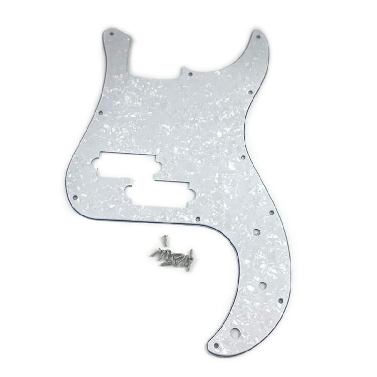 11 Hole Bass Pickguard 3 Ply Scratch Plate Reolacement Electric Bass Pick Guard Scratch Plate Bass Replacement Parts