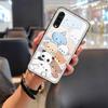 Soft case Full wrap Phone Case For LG Velvet 4G/5G Graffiti Phone Pouch TPU Animals Durable Silicone Fashion Design Cute