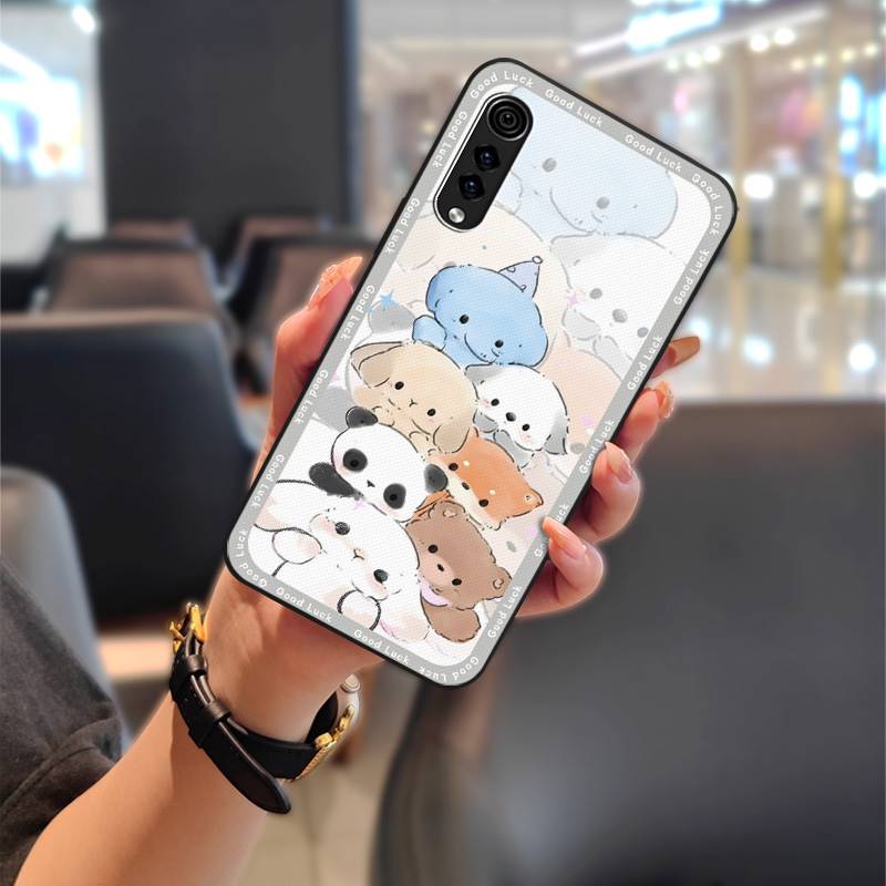 Soft case Full wrap Phone Case For LG Velvet 4G/5G Graffiti Phone Pouch TPU Animals Durable Silicone Fashion Design Cute