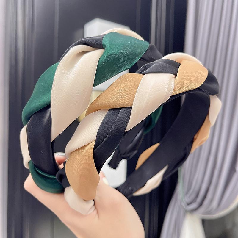 Solid Knitting Hairbands For Women Girls HeadBands Fashion Elegant Hairbands Female Hair Hoop Headwear Hair Accessories