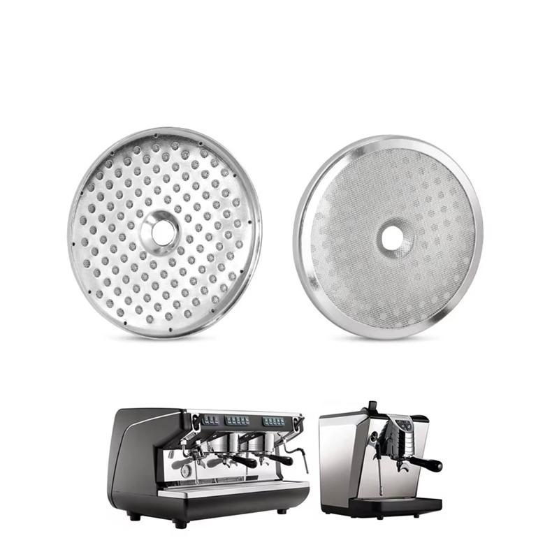 A25F-For Nuova Simonelli La Pavoni Victoria Arduino Makers Espresso Machine Group Filter Replacement 56.5Mm Shower Screen серебряный