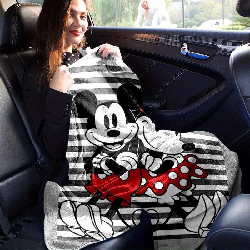 1 ks, Útulná deka s Mickeym a Minnie pro domácí dekoraci: Perfektní dárek do ložnice, obývacího pokoje, na cesty, kempování, do auta