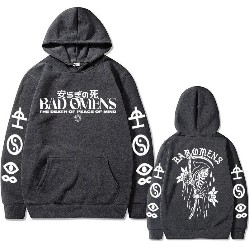 Bad Omens Band Tour American Music Print Hoodie