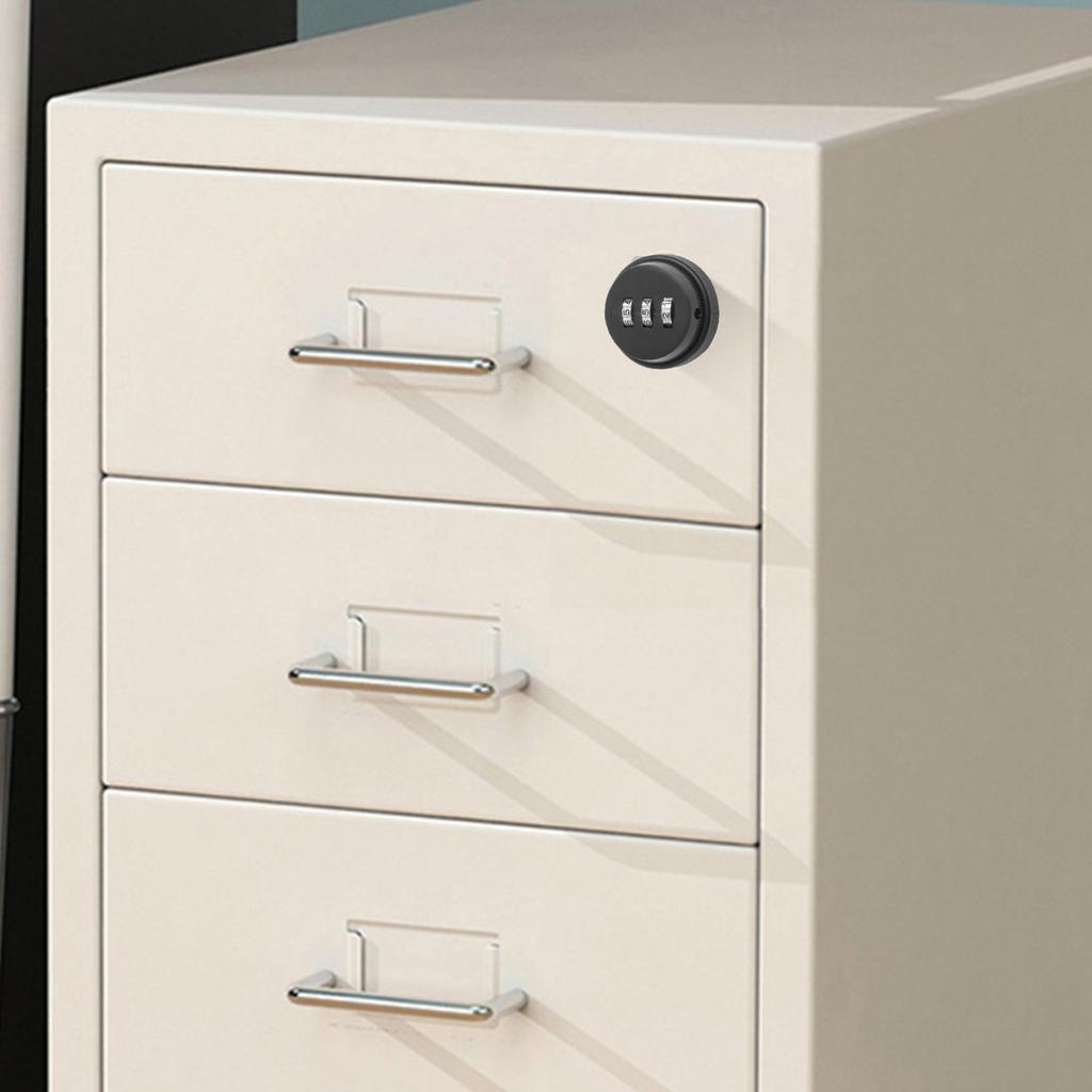 Cabinet Drawer Password Lock Digital Code Lock Office File Drawer Combination Password Code Anti-theft Furniture Hardware