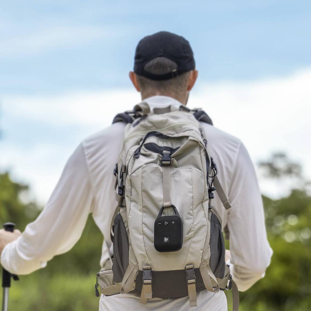 Tronsmart Mirtune H1 Portable Speaker - IPX7 Waterproof 20H Playtime Bluetooth 5.3 TWS Pairing Carabiner Hook Outdoor