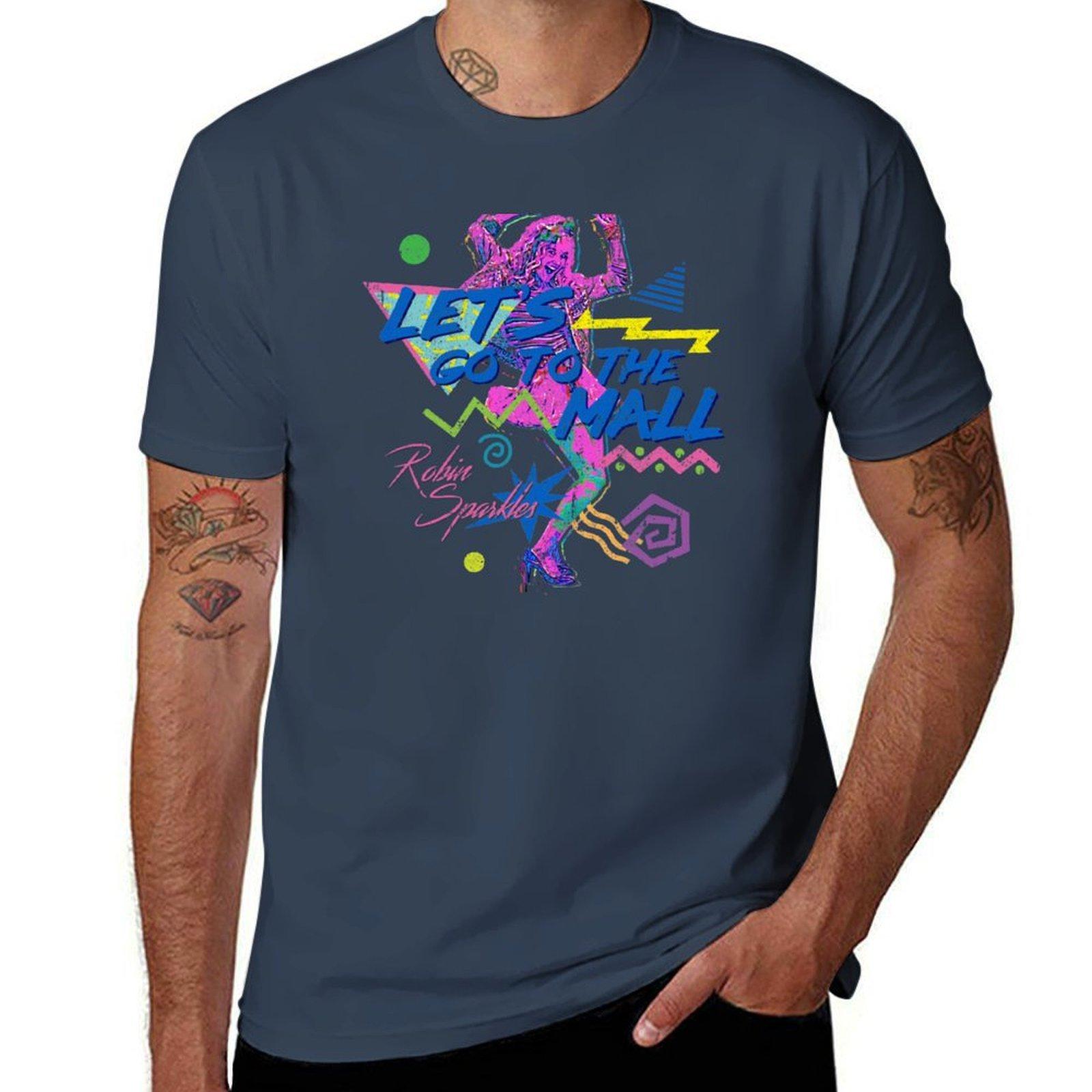 Lets Go To The Mall Robin Sparkles (Variant) Tshirt Casual Loose Fit Short Sleeve Tshirt S