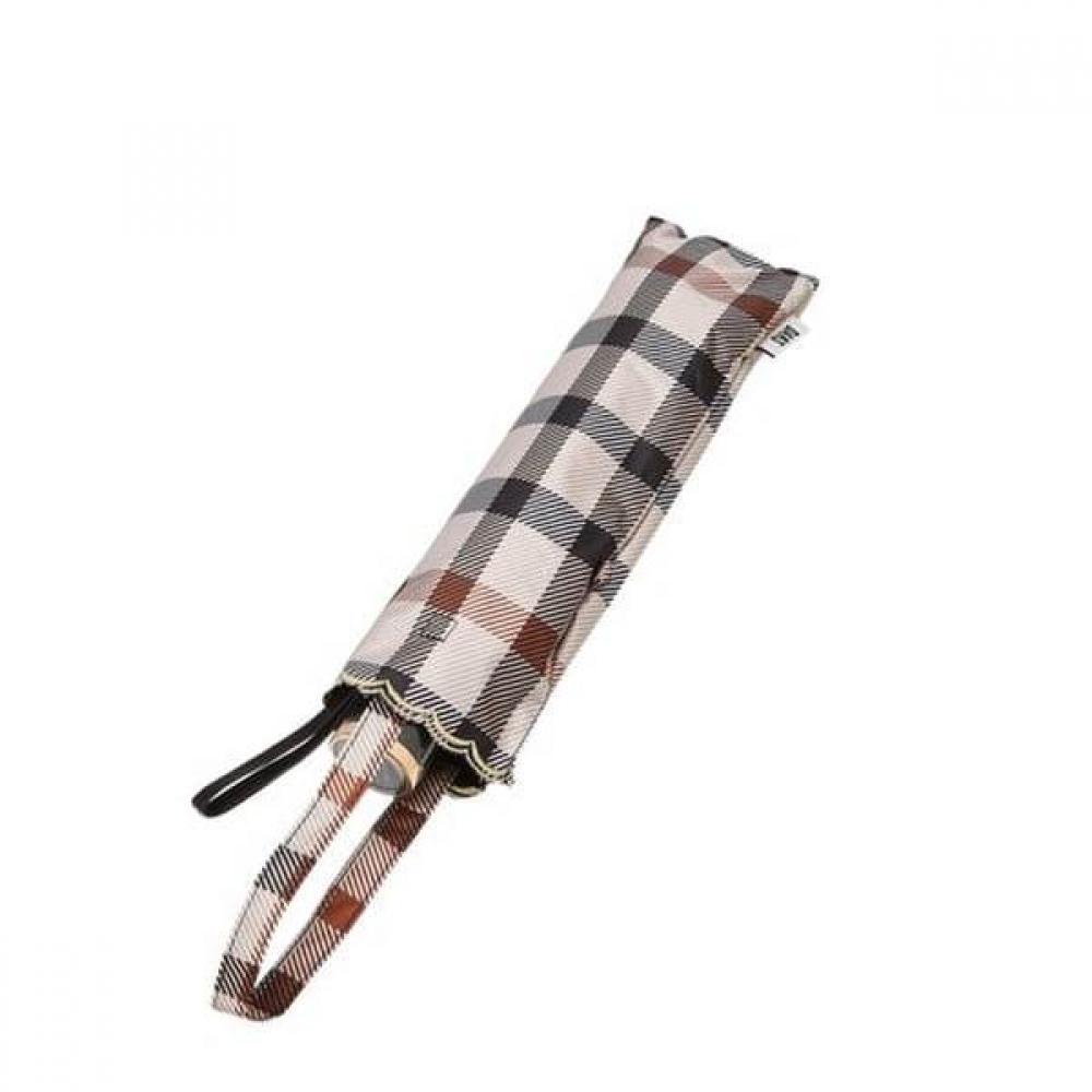 Daks Brown Check Umbrella Dbum5e110w2