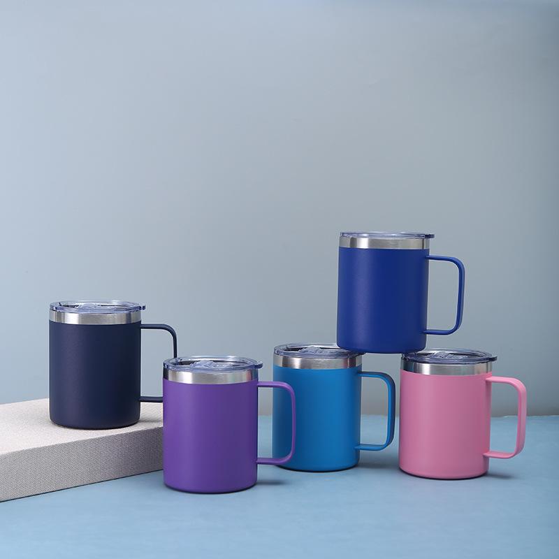 304 Stainless Steel Insulated Double Wall Mug with Handle