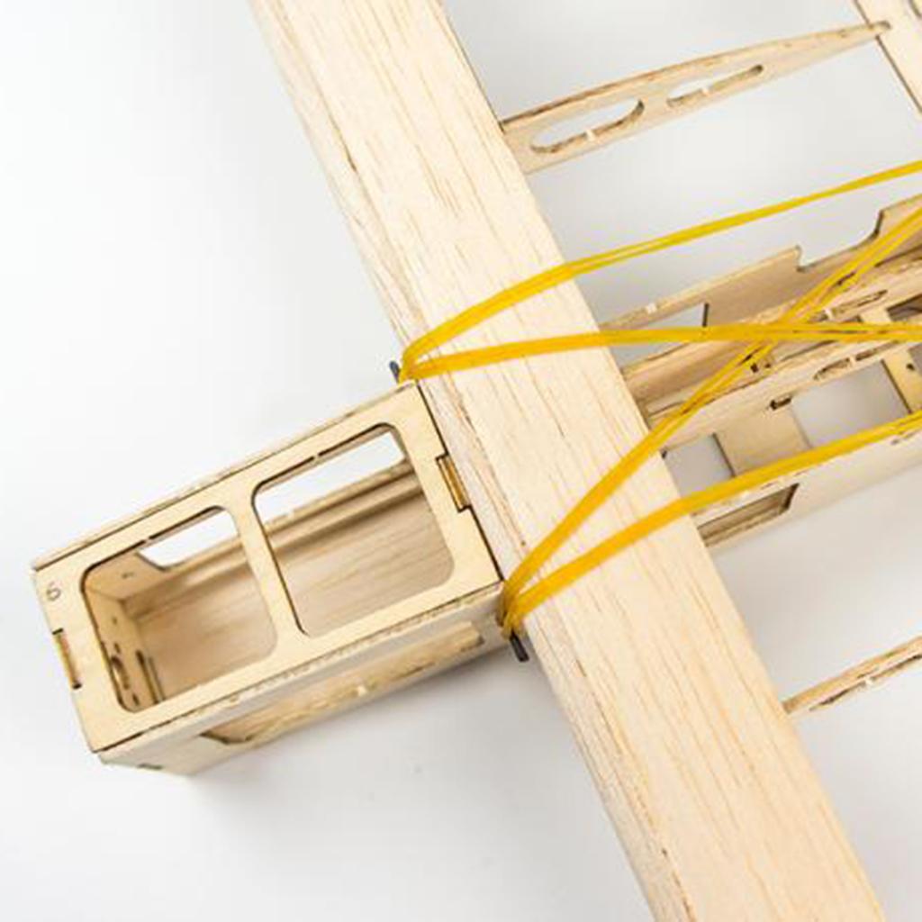 Kit de artesanía de Bricolaje para el avión de Madera con energía Solar para niños