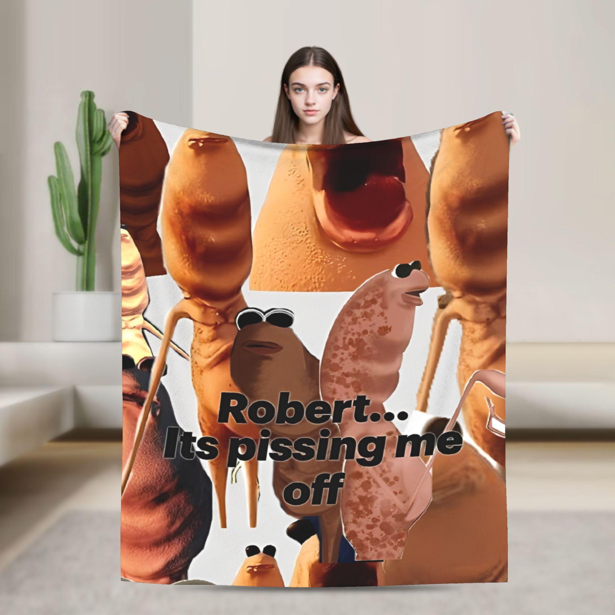 

Marcus the Worm Funny Meme Gift Blanket For Men Women Cozy Soft Throw Blankets for Couch 50x60 Inches Multiple Sizes 30x40in