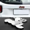 For Jeep Grand Cherokee Wrangler Renegade Compass JK Patriot Auto Rear Trunk Badge Styling Metal Car Emblem Sticker
