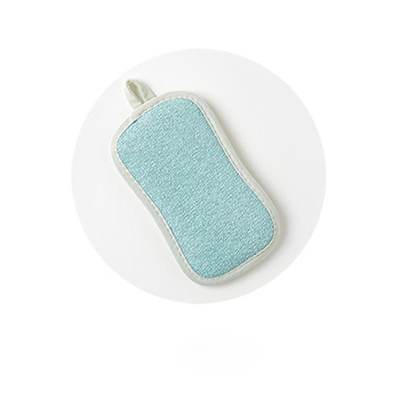 Cleaning ClothDouble-sided Dishwashing Sponge Kitchen Pot Scrubbing Stain Removal Scouring Pad