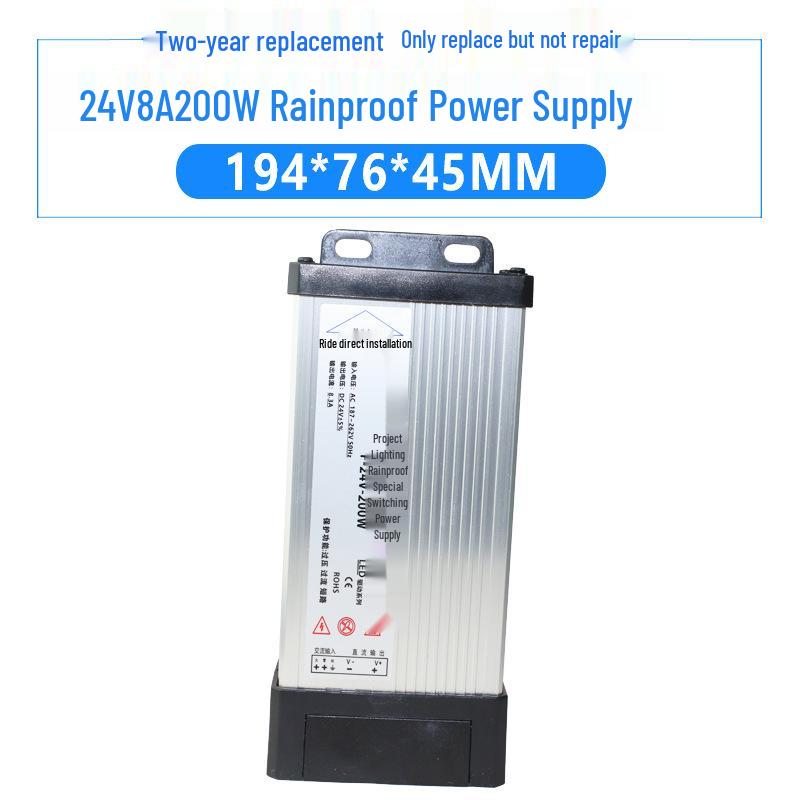 

Водонепроникний вуличний світлодіодний знак Блок живлення 5В/12В/24В, Трансформатор 100Вт-400Вт