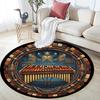 Xylophone Orchestra Scene Round Area Rug Under Office Chairs Bedroom Living Room Home Decor