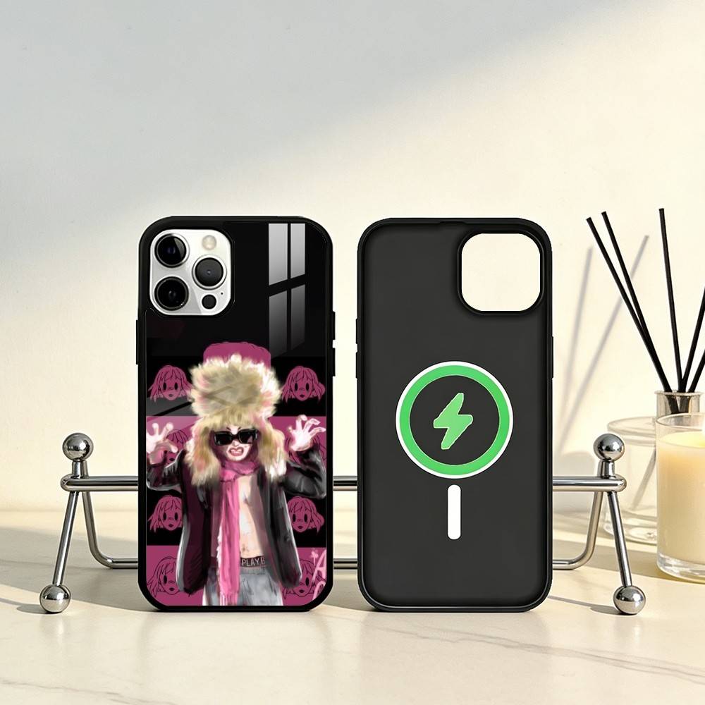 Sängerin Poshlaja Molli Handyhülle Für iPhone17,16,15,14,13,12,11 Plus,Pro Max Magnetisch Für Magsafe Kabelloses Laden