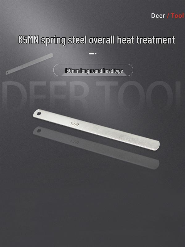 High Precision 1.0mm Spring Steel Feeler Gauge Sheet (100/150)