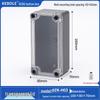 Transparent Waterproof ABS Plastic Junction Box for Indoor/Outdoor Power Supply & Monitor