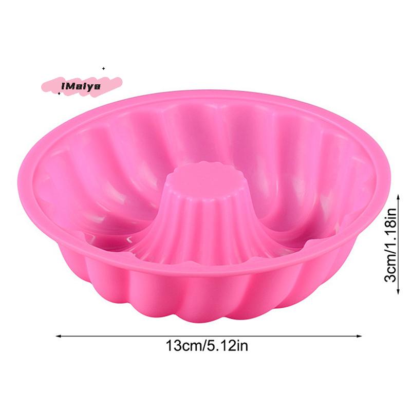 M-Silicone Spiral Pattern Cake Mold Mini Cake Pan Jelly Pudding Molds Bakeware Tray Maker DIY Baking Cake Tools