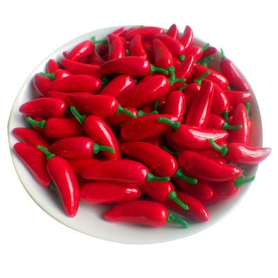 צמחי פלסטיק מיני חגיגיים קישוט סימולציה פלפל סימולציה צ'ילי ירקות מלאכותיים