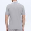 Emporio Armani Ss23 Solid Color Half Button Eagle Logo Embroidered Cotton Short Sleeve Polo Shirt Men Polo Shirts Gray 3R1F67-1JCYZ-06A3