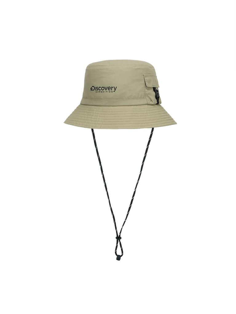 DISCOVERY EXPEDITION Freshvent Outdoor Pocket Bucket Hat (Beige)