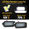 2PCS OEM LED License Plate Light Bulbs For Ford Focus MK3 2010-Onwards Fiesta MK6 2008-Onwards Mondeo MK4 2007-2013 BA7 2008-up