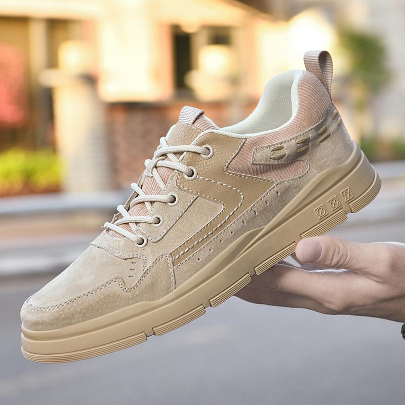 Модная мужская повседневная обувь из высококачественной кожи Модная спортивная обувь — фото 8