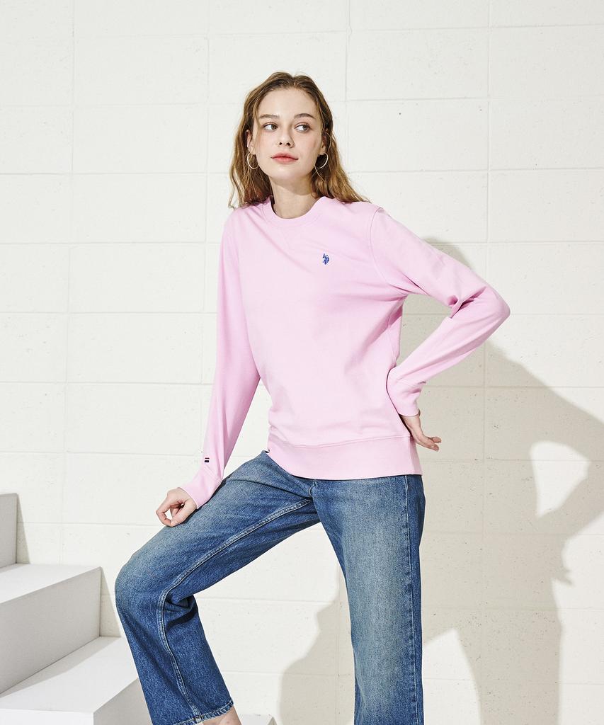 USPOLOASSN White Label Cotton Sweatshirt_L/Pink