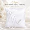 Handmade Bridal Ring Cushion Polyester Wedding Ring Holder Wedding Ring Pillow  Engagement Ceremony